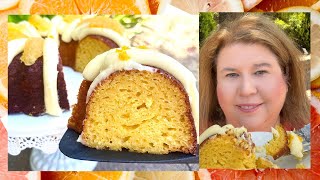 Orange Creamsicle Bundt Cake  The PERFECT Summer Cake  Copycat Nothing Bundt Cakes [upl. by Niryt]