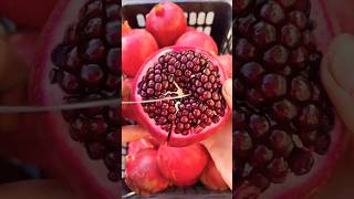 Amazing Pomegranate Cutting Technique fruitcutting pomegranate [upl. by Klump]