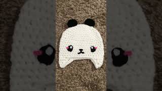 Crochet Panda Hat [upl. by Htebyram837]