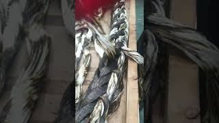 EASY WAY TO SPLICE DYNEEMA ROPE 12 STRAND knot rope trending shortvideo shorts camping diy [upl. by Newby]