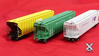 HO Scale PS4785 Covered Hoppers by ScaleTrainscom [upl. by Kunkle]