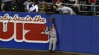 Jeffrey Maier catches Derek Jeters home run in Game 1 of the 1996 ALCS [upl. by Thurmond975]