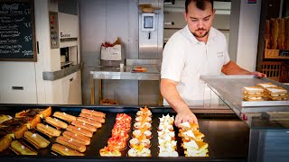 Solo Pastry Chef makes Modern French Pastry amp Tarts Everyday｜A Day in the Life in a French Bakery [upl. by Nohsyt113]