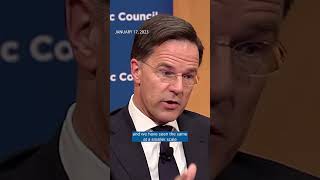 Mark Rutte on the importance of NATO to US security [upl. by Sato]