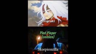 Pied Piper vs shigaraki [upl. by Dilaw]