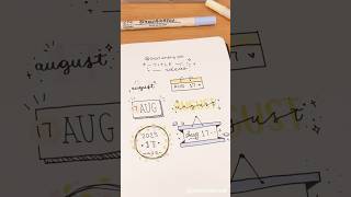 Bullet Journal Title Ideas💡📔 shorts [upl. by Atrebor]