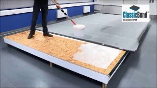 How to install an EPDM Flat Rubber Roof ClassicBond [upl. by Kordula]