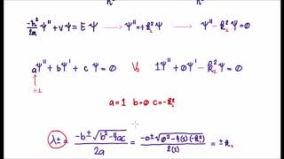 Solving the Schrodinger Equation 68 Real Exponential Solutions [upl. by Bick]