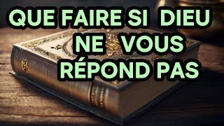 SI DIEU NE ME REPOND PAS QUE FAIRE [upl. by Razaile324]