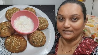 Bajri Na Vada Recipe In Gujarati 🍪🍪👌 Raksha Bandhan No Su Program [upl. by Pauli17]