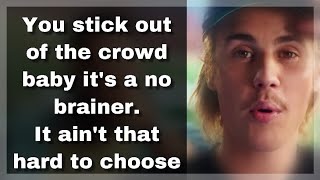 JUSTIN BIEBER  NO BRAINER LYRICS [upl. by Tayyebeb]