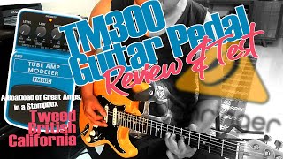 EFEK GITAR MURAH DAN BAGUS Behringer Tube Amp Modeler TM 300 [upl. by Sirrom]