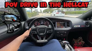 POV driving in my hellcat Widebody charger ￼ [upl. by Jumbala]