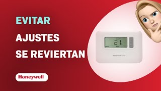 Cómo evitar que los ajustes del termostato Honeywell T3 se reviertan [upl. by Suzanne32]