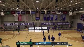 Wheaton College Mass Mens Basketball vs Babson College  February 7 2024 [upl. by Erodavlas]