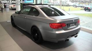 BMW M3 Frozen Grey Individual Coupe with contrasting stitching red [upl. by Elac150]