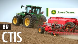 Il sistema di gonfiaggio centralizzato degli pneumatici CTIS su JOHN DEERE 8R [upl. by Ynohtnaed805]