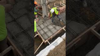 Contractors Pouring Cement [upl. by Enohs421]