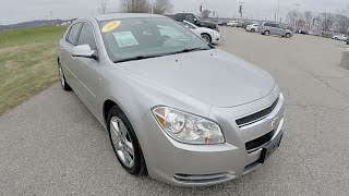 Used 2008 Chevrolet Malibu LT Silver  Martinsville IN  17562B [upl. by Ahsemrac]