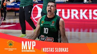 Kostas SLOUKAS  MVP SHOWREEL  PLAYOFFS GAME 4  202324 Turkish Airlines EuroLeague [upl. by Vtarj76]