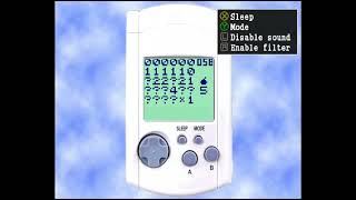 Minesweeper Sega Dreamcast VMU Longplay Soren Gust [upl. by Leasa]