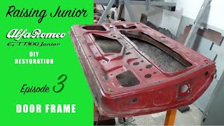 Raising Junior Episode 3 Repairing the door frames [upl. by Dambro]