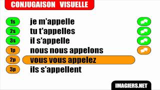 French verb conjugation  Sappeler  Indicatif Présent [upl. by Maurizia337]