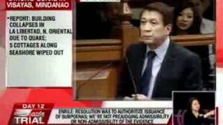 Deputy chief prosecutor Rep Rudy Fariñas finally takes the floor CJonTrial [upl. by Joshuah]