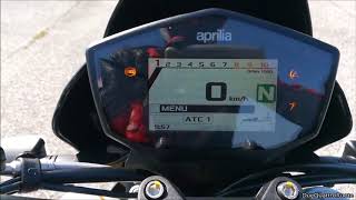 Aprilia Dorsoduro  Shiver 900 Display Info [upl. by Ludly]