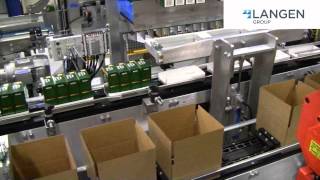 Mpac Langens LRC500 Top Load Case Packer Robotically loads Cartons into Cases [upl. by Rudd498]