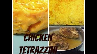 My Chicken Tetrazzini Recipe [upl. by Nosyrb645]