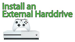 Xbox One How to Install an External Hard Drive [upl. by Eiluj887]