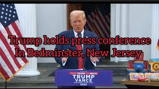 Trump in Bedminster NJ and Montana rally [upl. by Aihseyk]