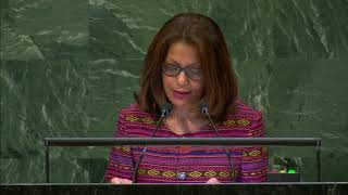 Discurso embaixadora junto da ONU de TimorLeste [upl. by Aridnere]