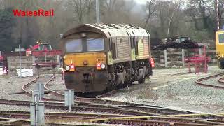 COLAS 66847 66849 Hinksey to Westbury 0F75 7th February 2024 [upl. by Ycrem]