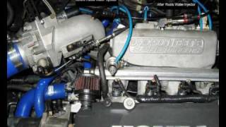 Water Injection Test Civic Supercharged at 9psi [upl. by Anyala]