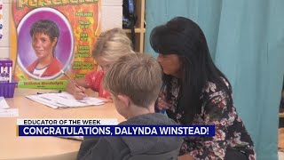 Educator of the Week Dalynda Winstead Boones Creek Elementary [upl. by Yliram]