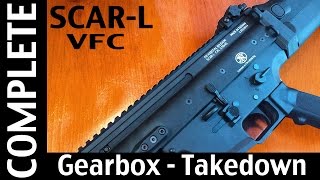 VFC SCARL  Complete Gearbox Guide disassembly assembly Airsoft [upl. by Allimak938]