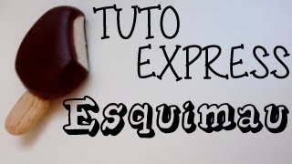 TUTO EXPRESS Esquimau en Fimo [upl. by Lud]