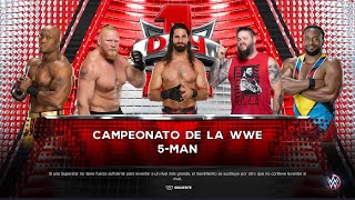 WWE 2K23  LASHLEY Vs LESNAR Vs ROLLINS Vs OWENS Vs BIG E  WWE Title Match  DAY 1 [upl. by Servais]