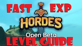 Hordesio fast level guide for beginners [upl. by Andre496]