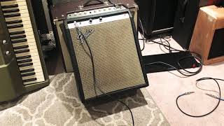 1971 Fender Musicmaster Bass amp modded [upl. by Htebazie]