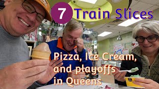 7 Train Slices A quest for pizza and ice cream on the Mets home turf [upl. by Bain]