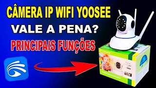 Câmera Wifi 3 Antenas IP Yoosee p2p  Vale a pena Como funcionaPRINCIPAIS FUNÇÕES [upl. by Questa544]