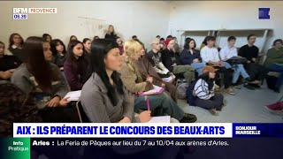 AixenProvence une école pour préparer le concours des beauxarts [upl. by Mcquoid]