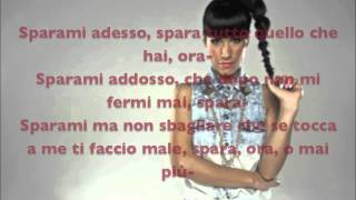 Baby K  Sparami Testo  Lyrics on screen HD [upl. by Ezzo]