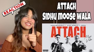 Reaction on Attach  Sidhu Moose Wala ♥️ [upl. by Aekerly]