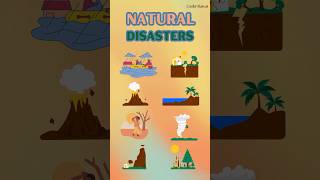 Natural Disasters  List of Natural Disasters  Natural Disaster Vocabulary  Shorts earthquake [upl. by Einnov624]