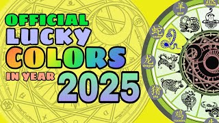 LUCKY COLOR IN 2025  Swerteng kulay sa year 2025 at YEAR OF THE WOOD SNAKE Philippines [upl. by Pomfret]