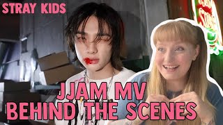 stray kids JJAM mv making of reaction [upl. by Atalayah]